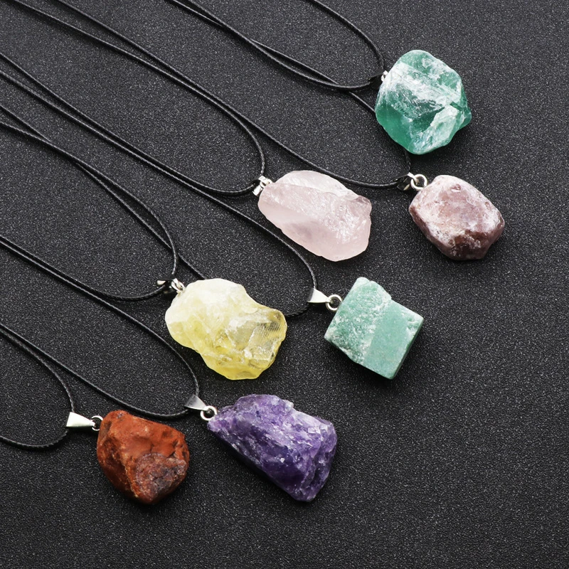 Natural Uruguay Amethyst Rough - огляд і ціна Birth Flower Necklace