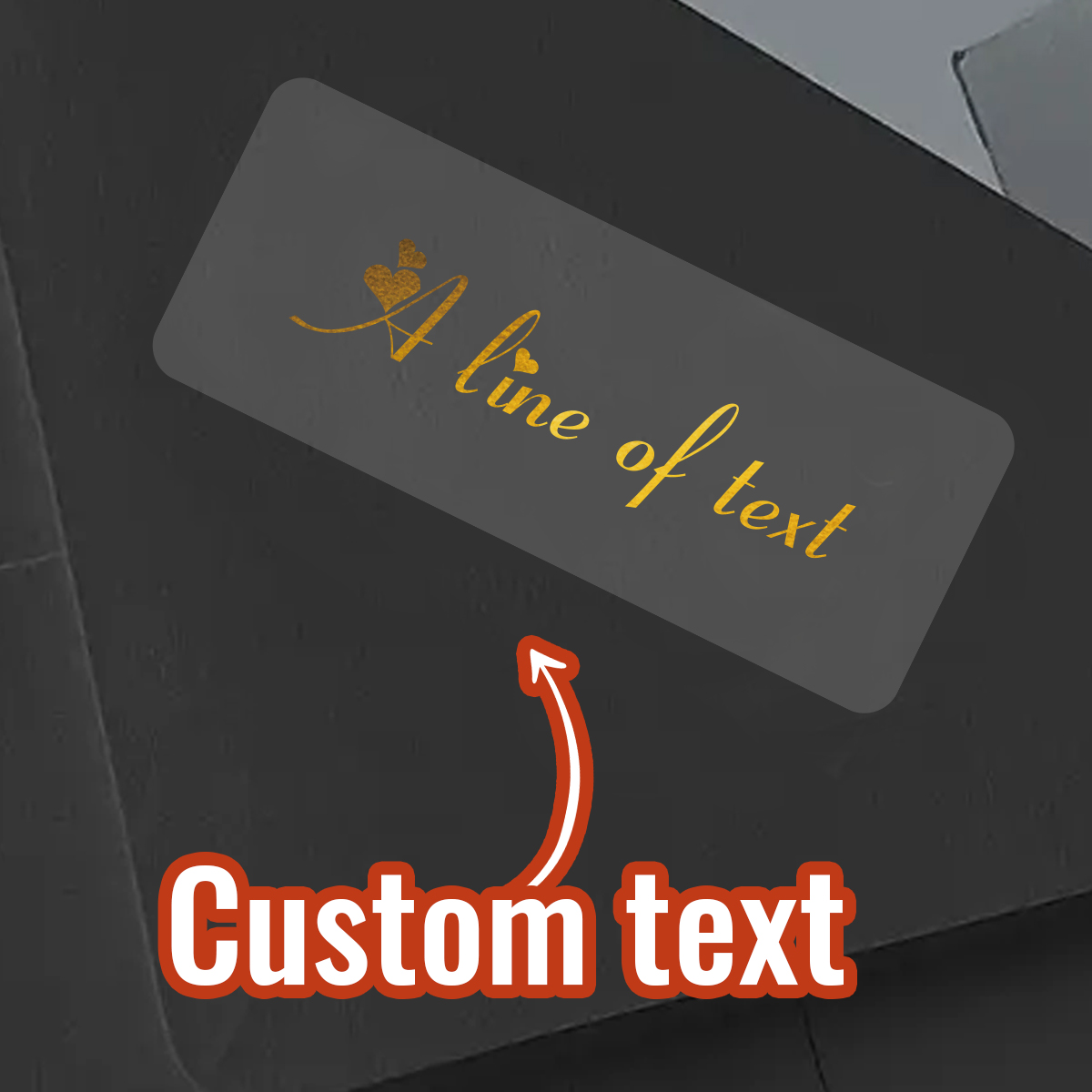 Custom Text Rectangle Transpar - огляд і ціна Personalised Candle Label
