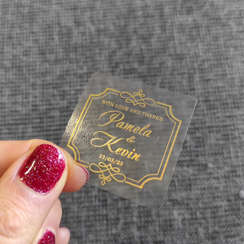 Custom Gold Foil Wedding Favor - огляд і ціна Personalised Candle Label