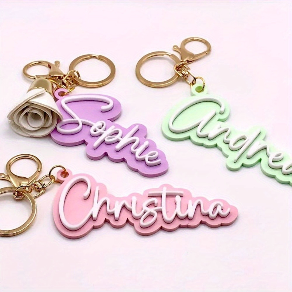 Personalized Custom Name Keych - огляд і ціна Initial Ring Custom