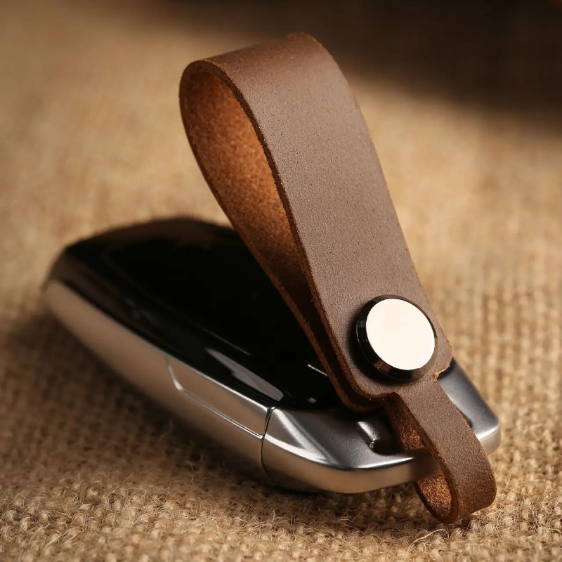 Custom LOGO Genuine Leather Ke - огляд і ціна Initial Ring Custom