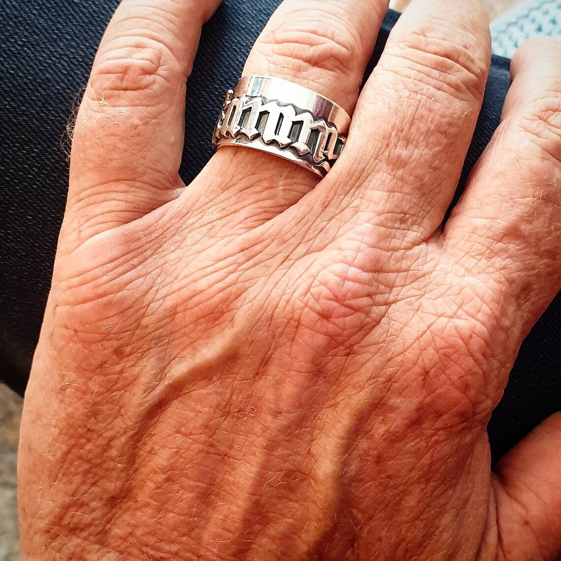 12MM Men' Gothic Rings Persona - огляд і ціна Initial Ring Custom